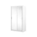 Garderobeskap Arti 120x215 - hvit matt - speil