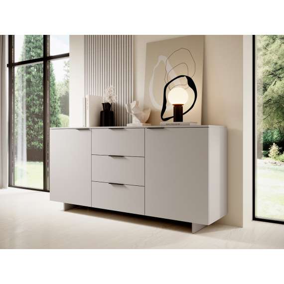 Skjenk Alma 180x90 cm - 2 dører - 3 skuffer