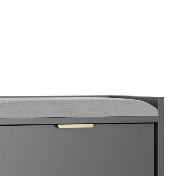 Skobenk Sigi 120-150x62 cm - Benk med sittepute