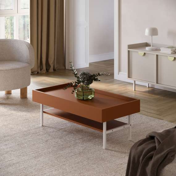 Stuebord Sigi 50-120x50 cm - med hylle