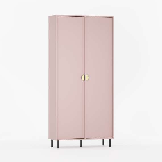 Garderobe Sigi 100-120x217 cm - 2 dører - med hyller