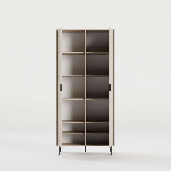 Garderobe Sigi 100-120x217 cm - 2 dører - med hyller