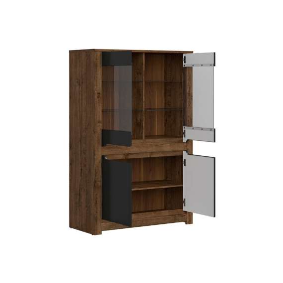 Vitrineskap Ruso II 104x159 cm - 4 dører