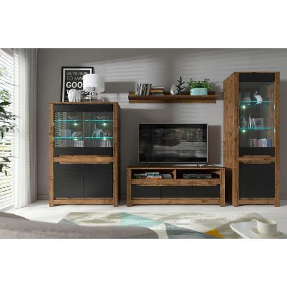 Tv-benk Ruso II 149x59 cm - 3 skuffer