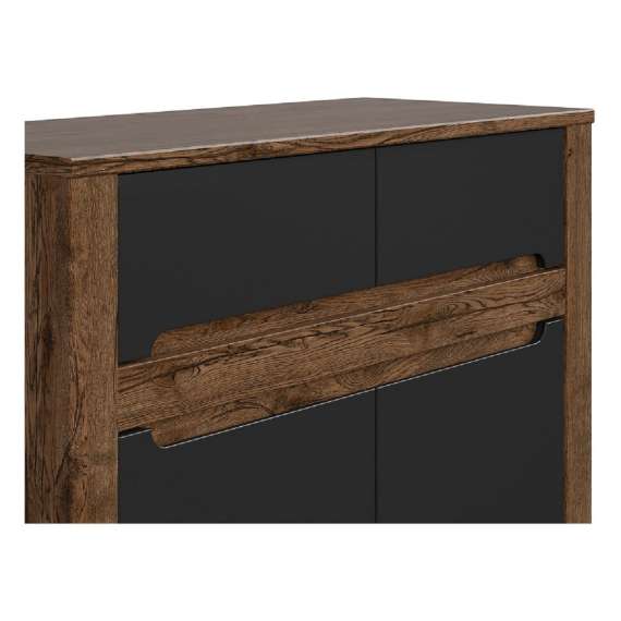 Skjenk Ruso II 104x98 cm - 2 dører - 2 skuffer