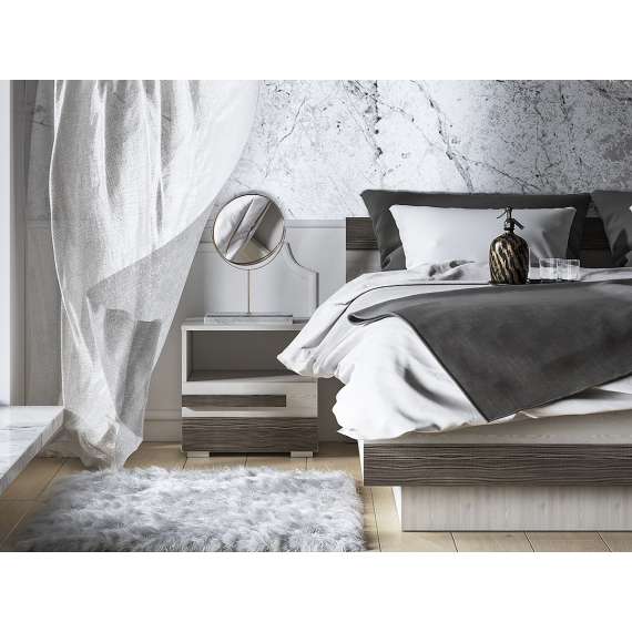 Nattbord Blanco 46 cm - Hvit Trelook