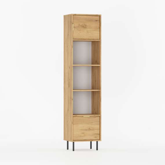 Skap med hyller - reol - Sigi 40-75x217 cm - flere farger