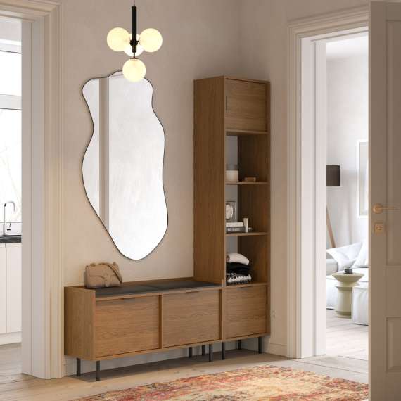 Skap med hyller - reol - Sigi 40-75x217 cm - flere farger