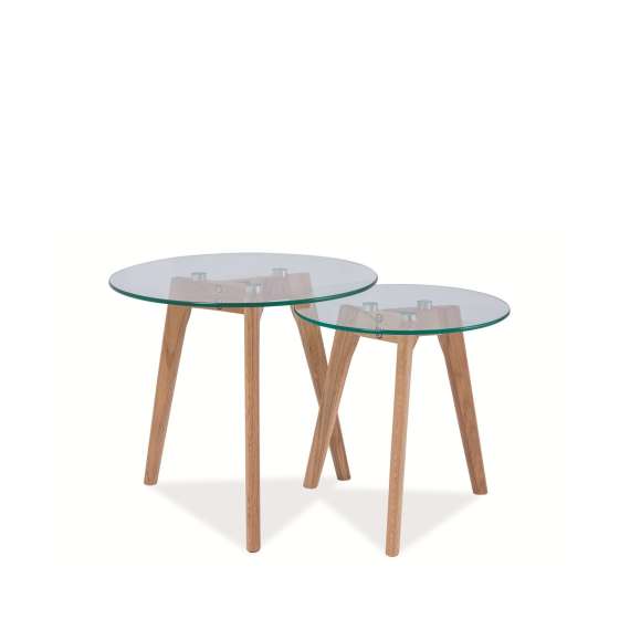 Småbord Oslo - sofabord 2 stk - avlastningsbord