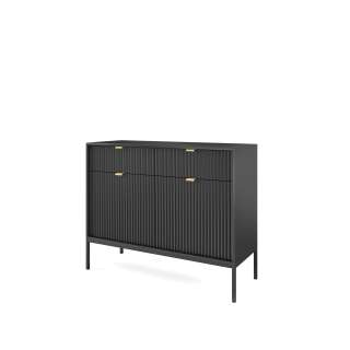 Skjenk Nova 104x83 cm - Svart matt - Spiler