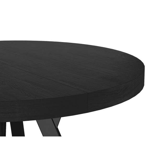 Spisebord Dominga 100-250 cm - sort - uttrekkbart