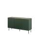Skjenk ONDA 150x85 - grønn - 3 dører - 2 innvendige skuffer
