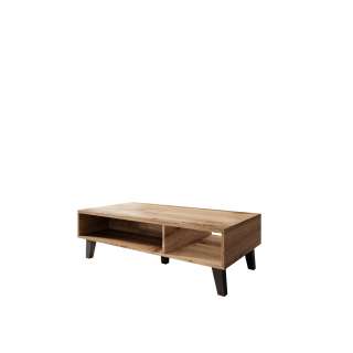 Sofabord med hylle Nord 110x35 cm - eik wotan