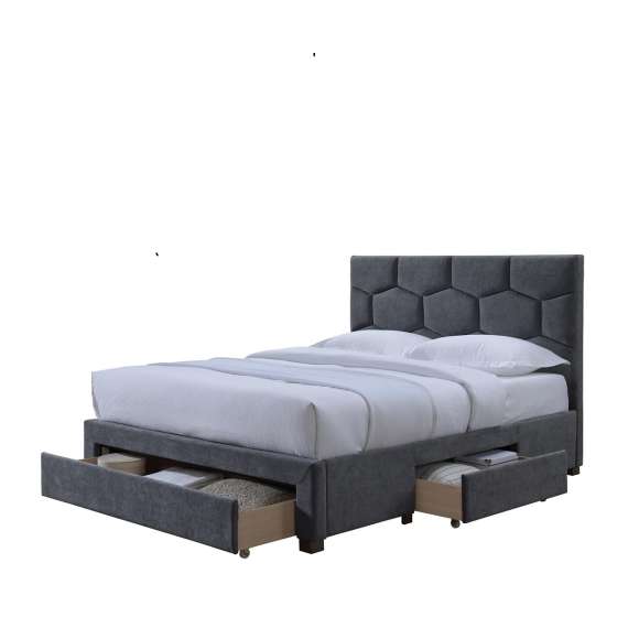 Seng Harriet 160x200 cm - med oppbevaringsskuffer