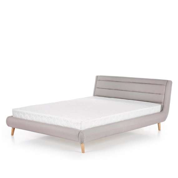 Seng Elanda 140x200 cm - grå støff