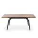 Spisebord Cambell 140-180x80 cm - eik - uttrekkbart