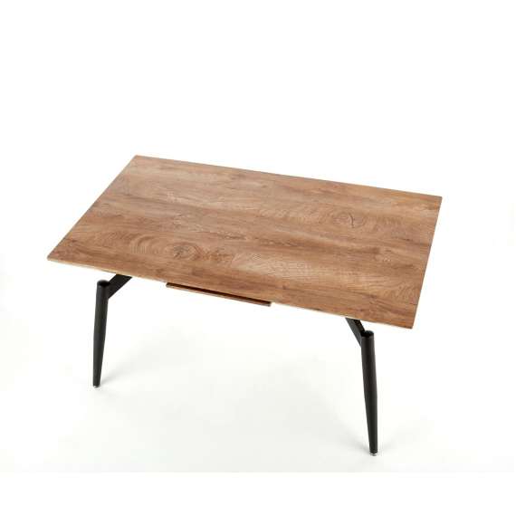 Spisebord Cambell 140-180x80 cm - eik - uttrekkbart