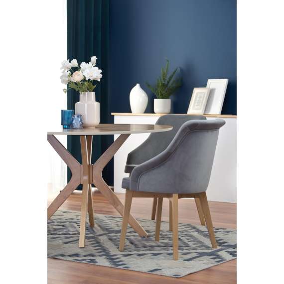 Spisebord Nicolas Ø120 cm - eik - rundt