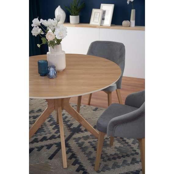 Spisebord Nicolas Ø120 cm - eik - rundt