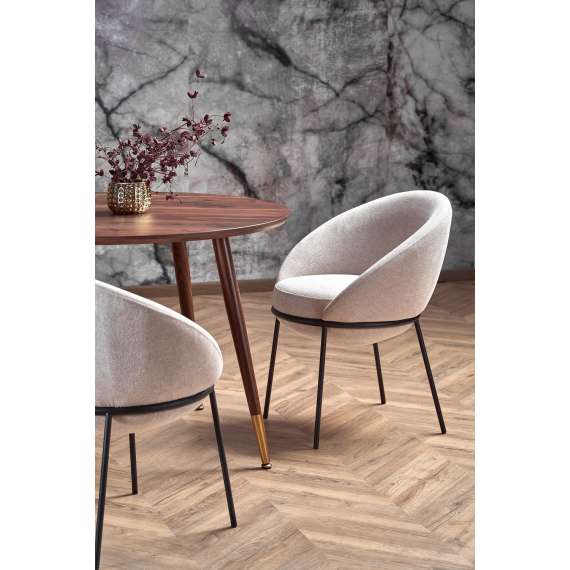 Spisebord Domenico Ø110 cm - valnøtt - rundt