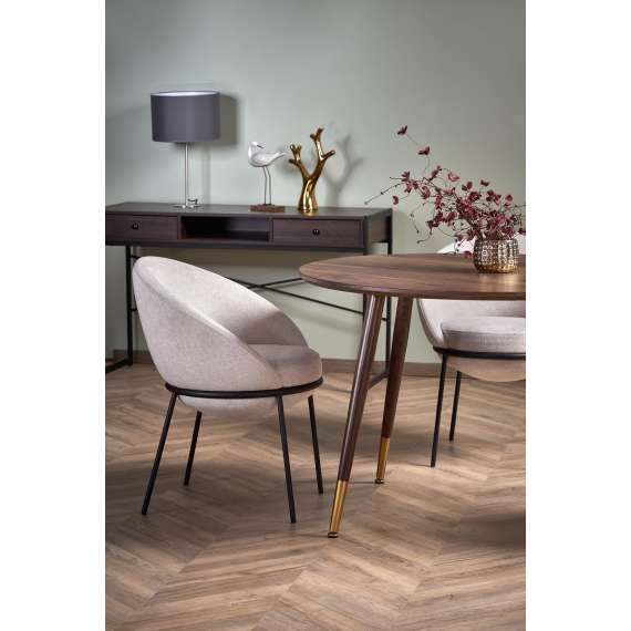 Spisebord Domenico Ø110 cm - valnøtt - rundt