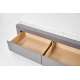 Seng Modena 160x200 cm - 4 skuffer