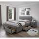 Seng Modena 180x200 cm - 4 skuffer