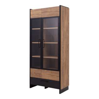 Vitrineskap Mann River 92x204 - 2 dører