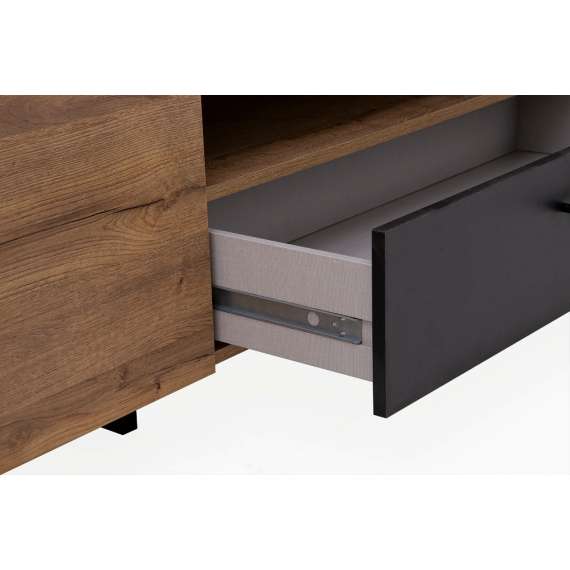 Tv-benk Mann River 186x51 cm - 2 dører - 1 skuff