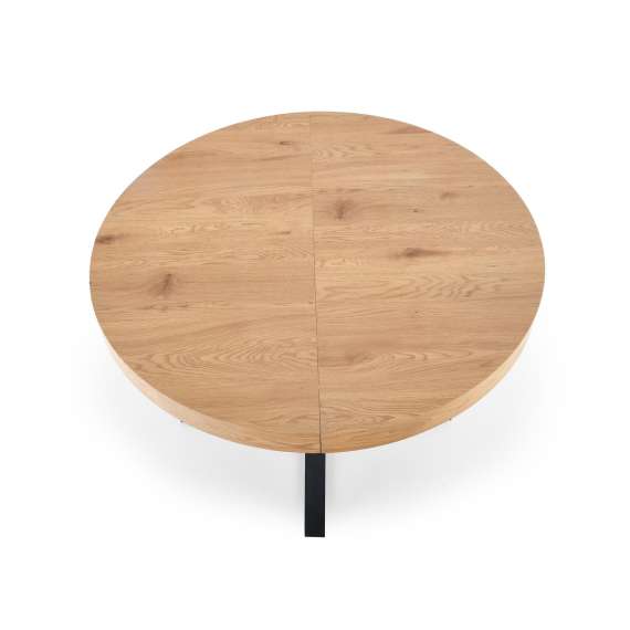 Spisebord Mercy 120-160x120 cm - eik - uttrekkbart