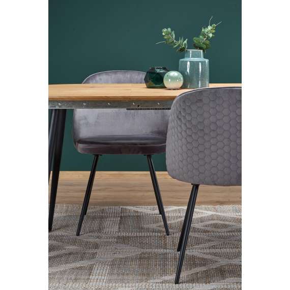 Spisebord Colorado 120-160x80 cm - eik - uttrekkbart