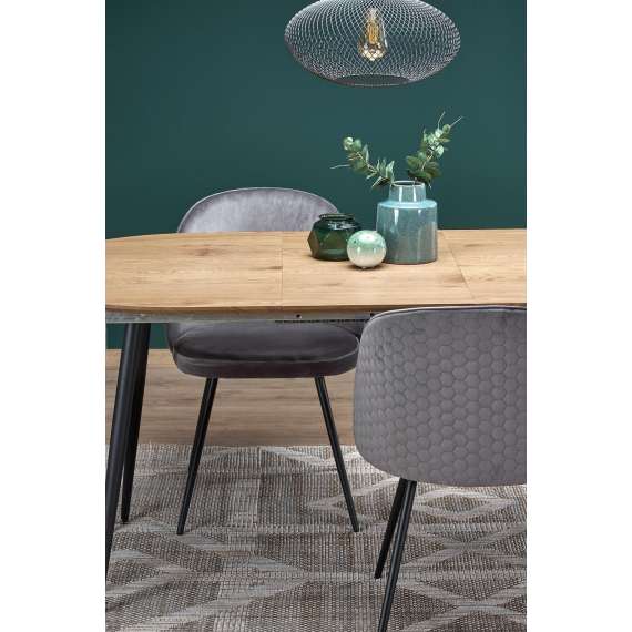 Spisebord Colorado 120-160x80 cm - eik - uttrekkbart