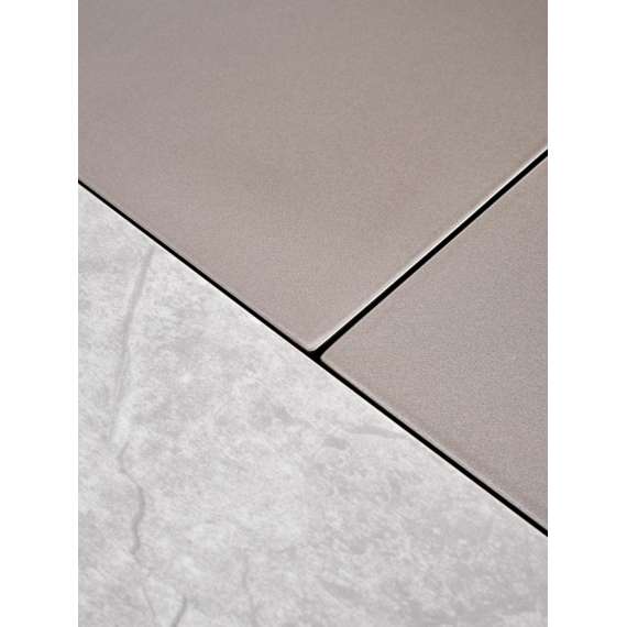 Spisebord Valentino 160-220x90 cm - lys grå - uttrekkbart