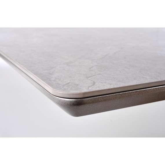 Spisebord Valentino 160-220x90 cm - lys grå - uttrekkbart