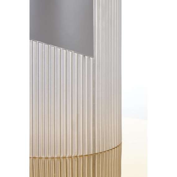 Spisebord Muscat 120-160x120 cm - lys grå - uttrekkbart