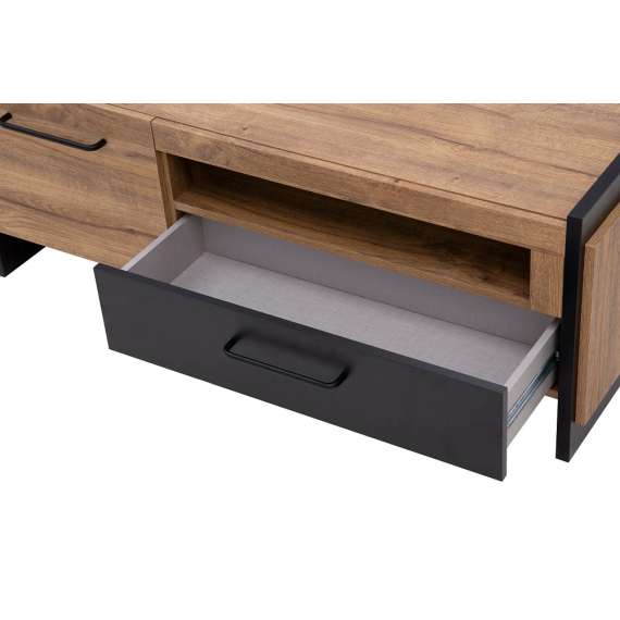 Sofabord Mann River 117x59 cm - 2 dører - 2 skuffer