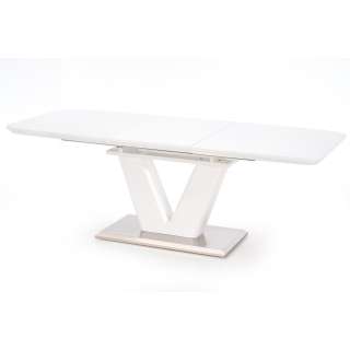 Spisebord Mistral 160-220x90 cm - hvit - uttrekkbart