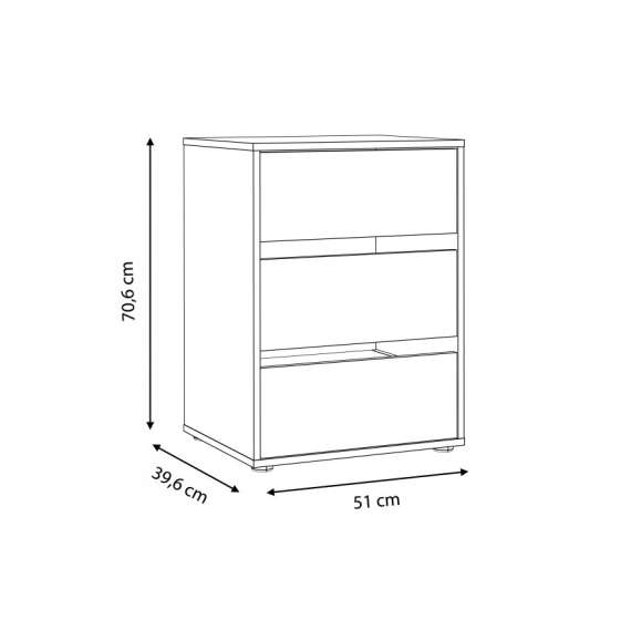 Garderobeskap Hayato 270x210 cm - picea - svart matt - speil