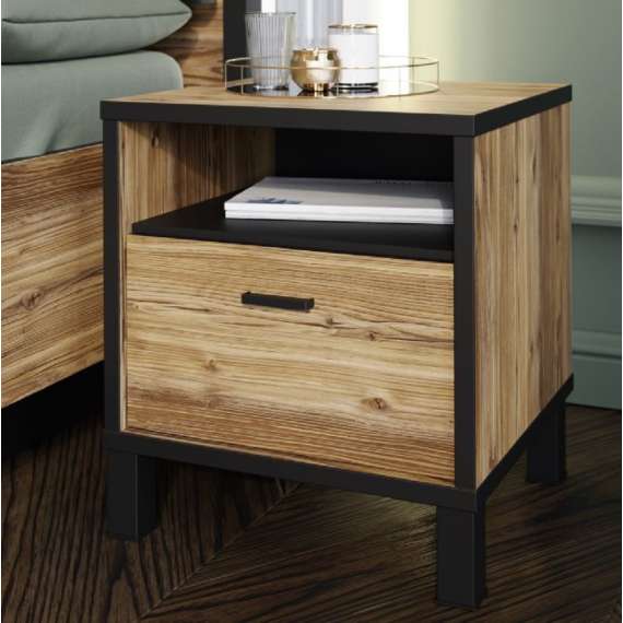 Nattbord Hayato 44x50 cm - 1 skuff