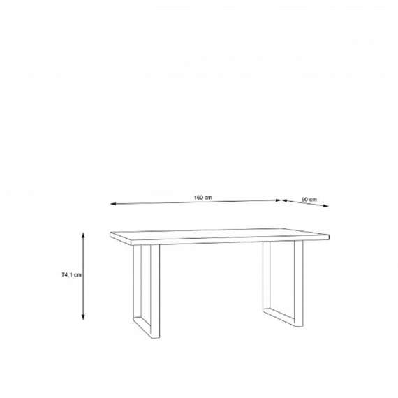Spisebord Hayato 160x90 cm